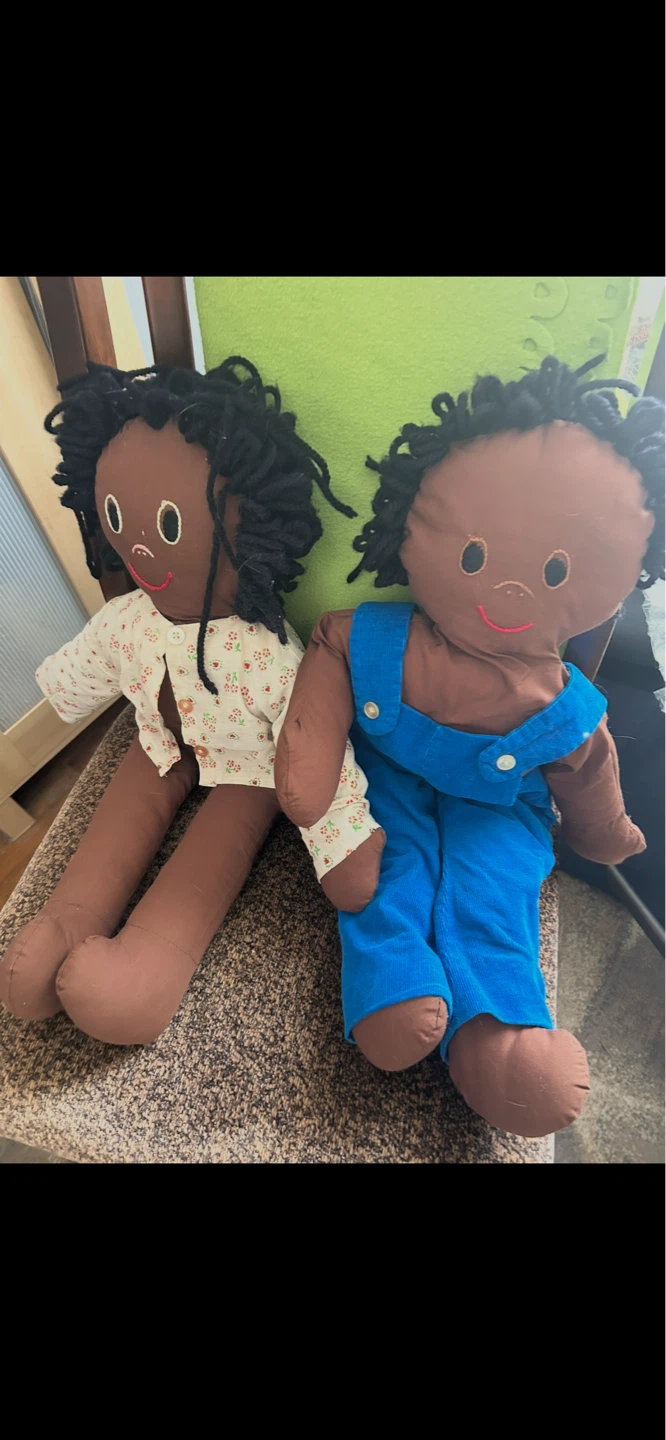 Plush Rag Dolls - Pair