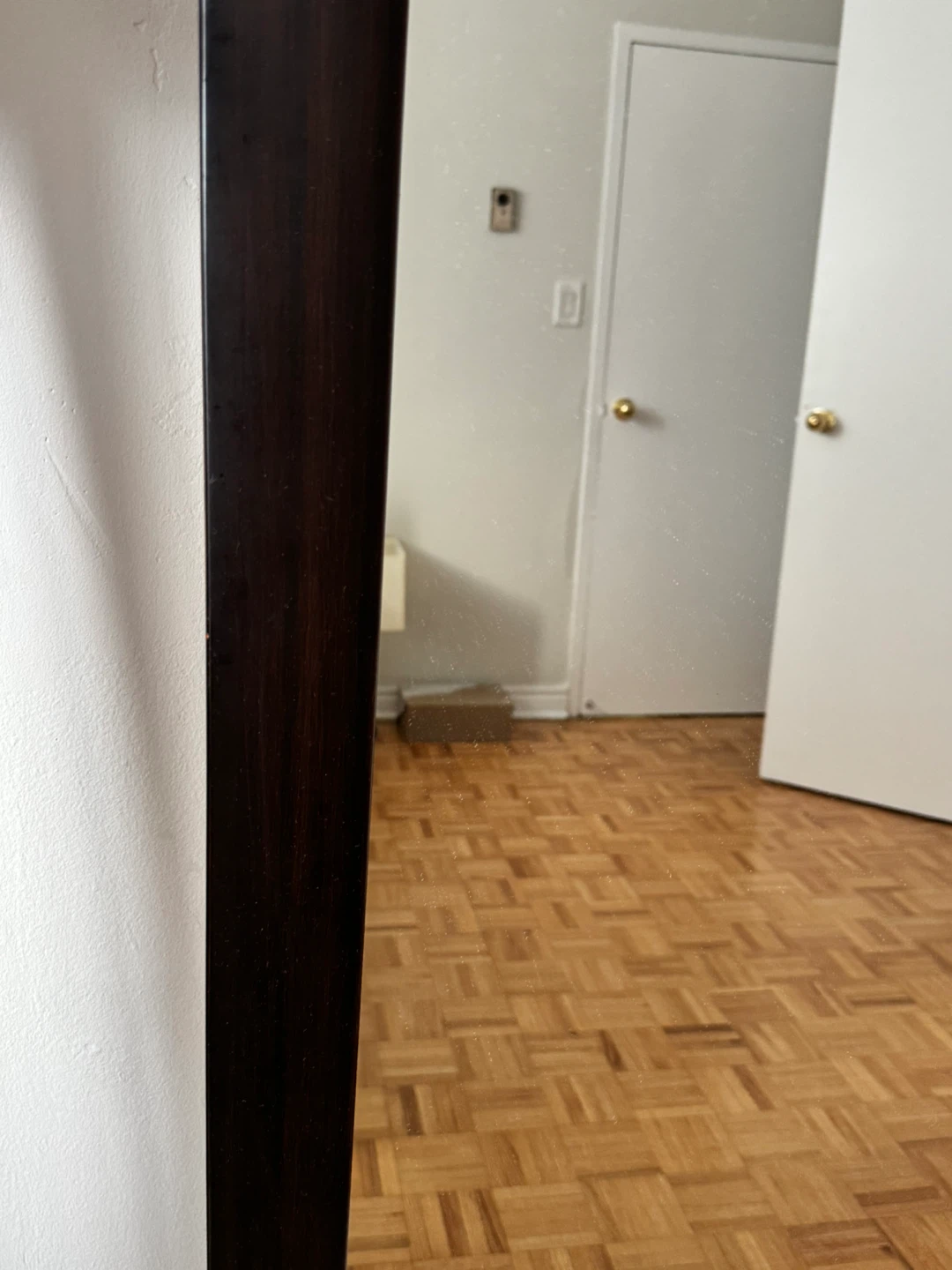 Large Floor Mirror - Dark Wood Frame - photo 3