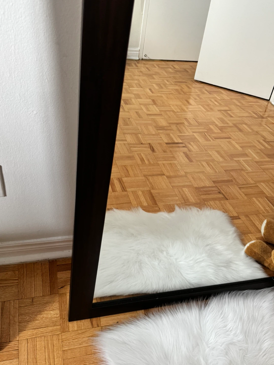 Large Floor Mirror - Dark Wood Frame - photo 4