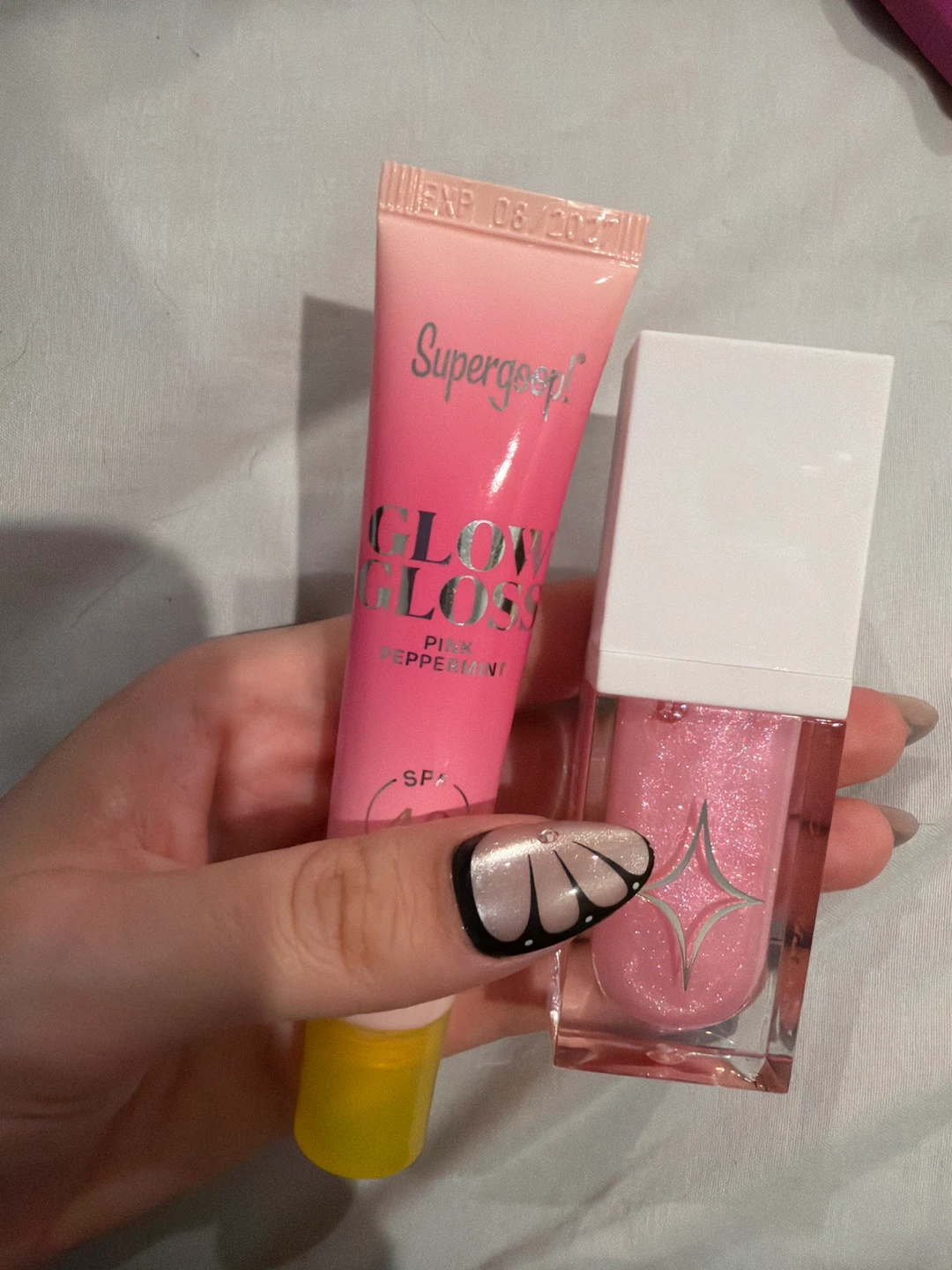 Supergoop! Glow Gloss SPF 40 Pink Peppermint Tinted Lip Balm