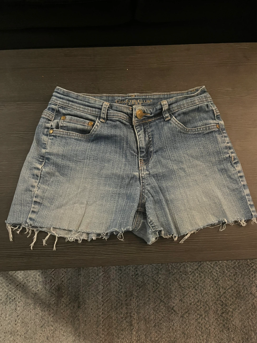 Charter Club Women's Denim Shorts Size 6P