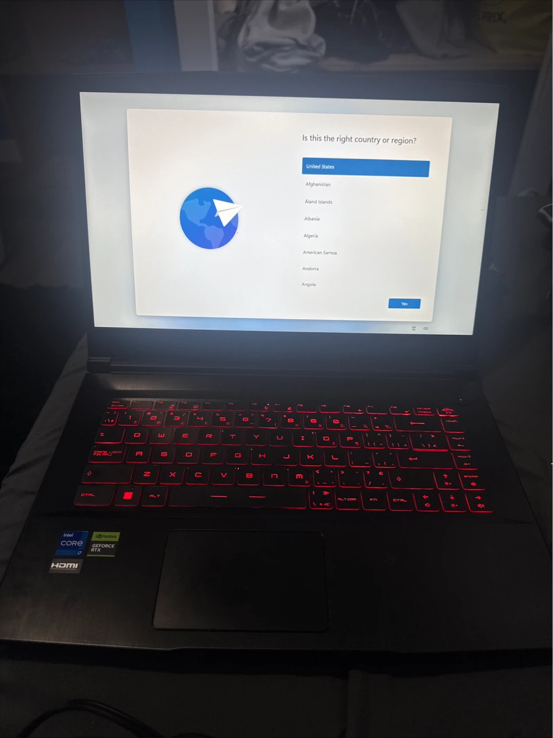 MSI Gaming Laptop with Red Backlit Keyboard - photo 3
