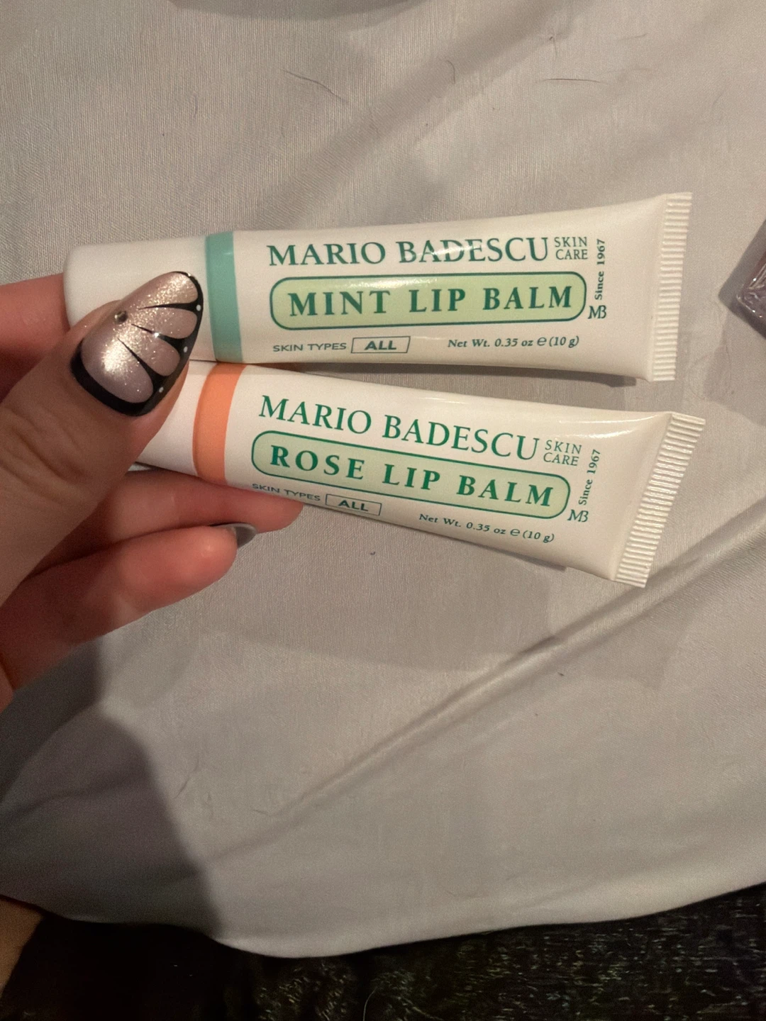 Mario Badescu Mint & Rose Lip Balm Set