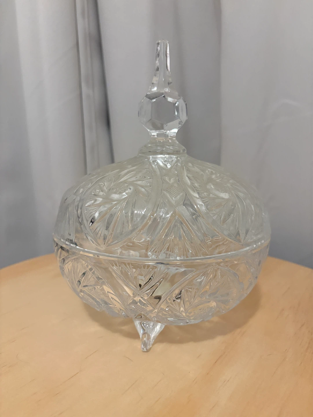 Crystal Footed Candy Dish - photo 2