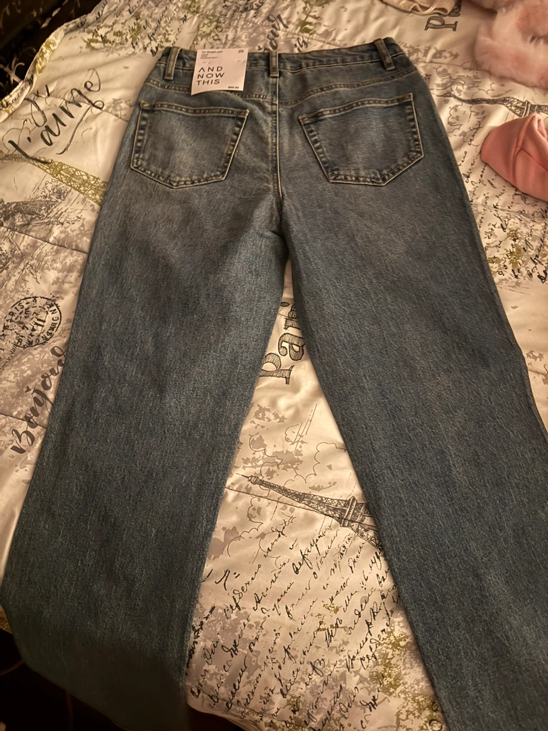 And Now This Women's Embellished Straight Leg Jeans - Size 25 - photo 3