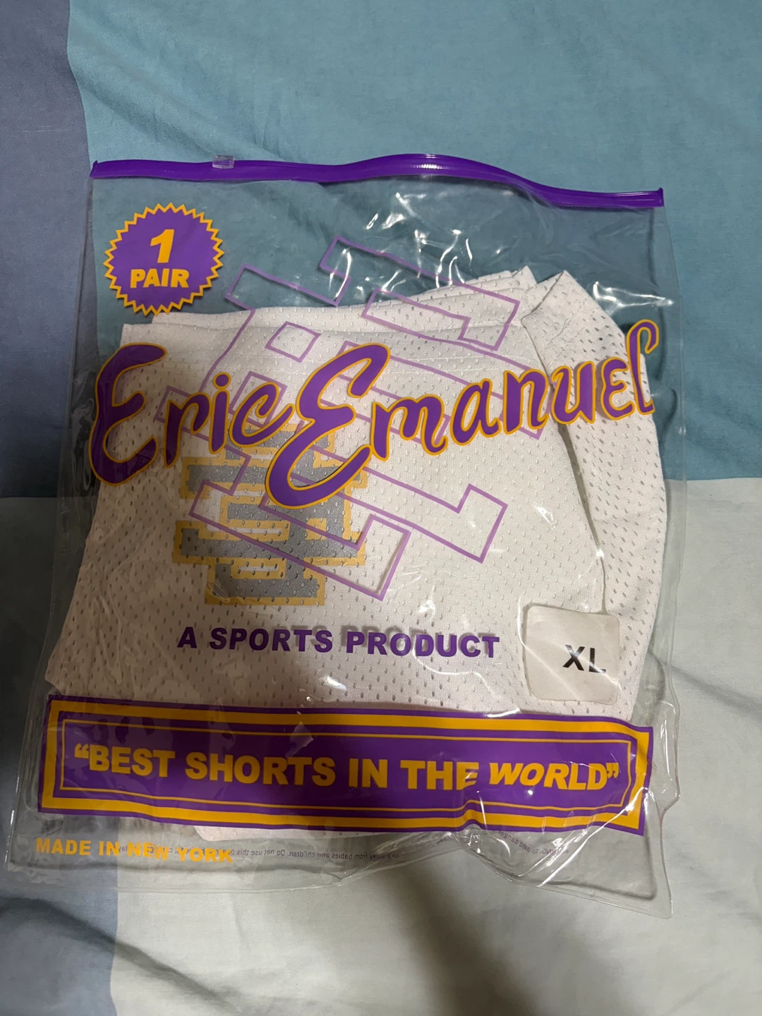 Eric Emanuel White Mesh Shorts XL - photo 5
