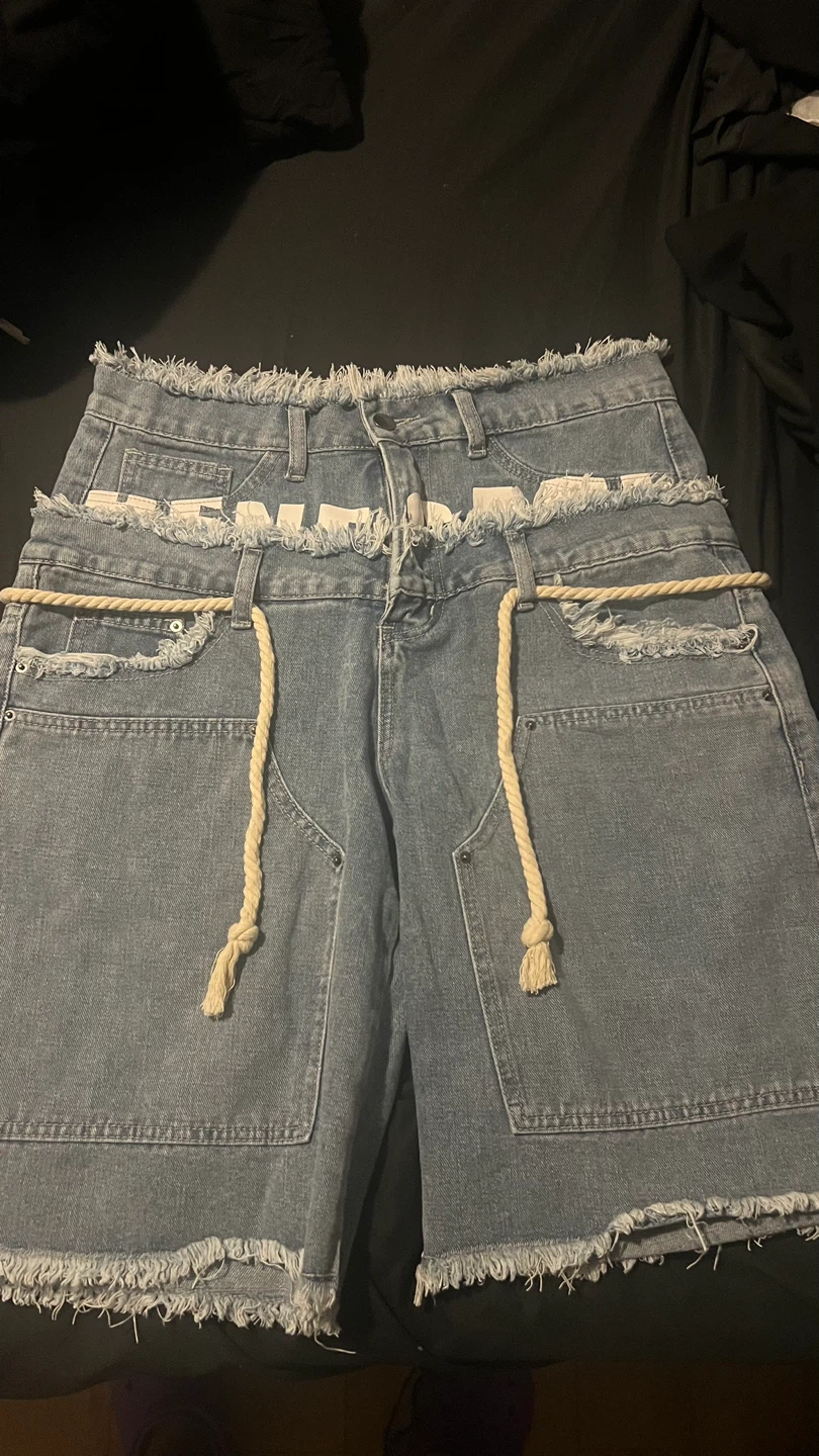 ROMWE Men's Denim Shorts