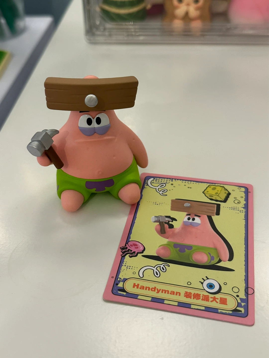 popmart spongebob patrick figurine