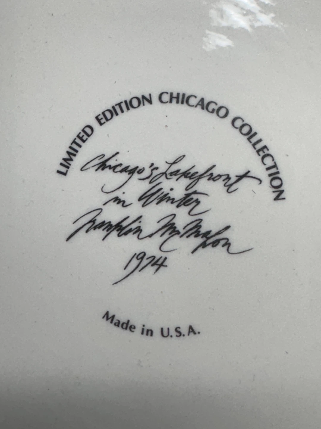 Franklin McMahon Chicago’s Lakefront in Winter Plate 1974 - photo 5