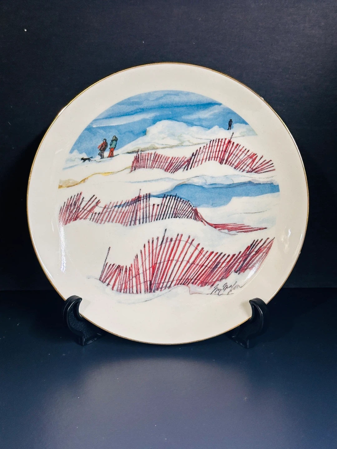 Franklin McMahon Chicago’s Lakefront in Winter Plate 1974