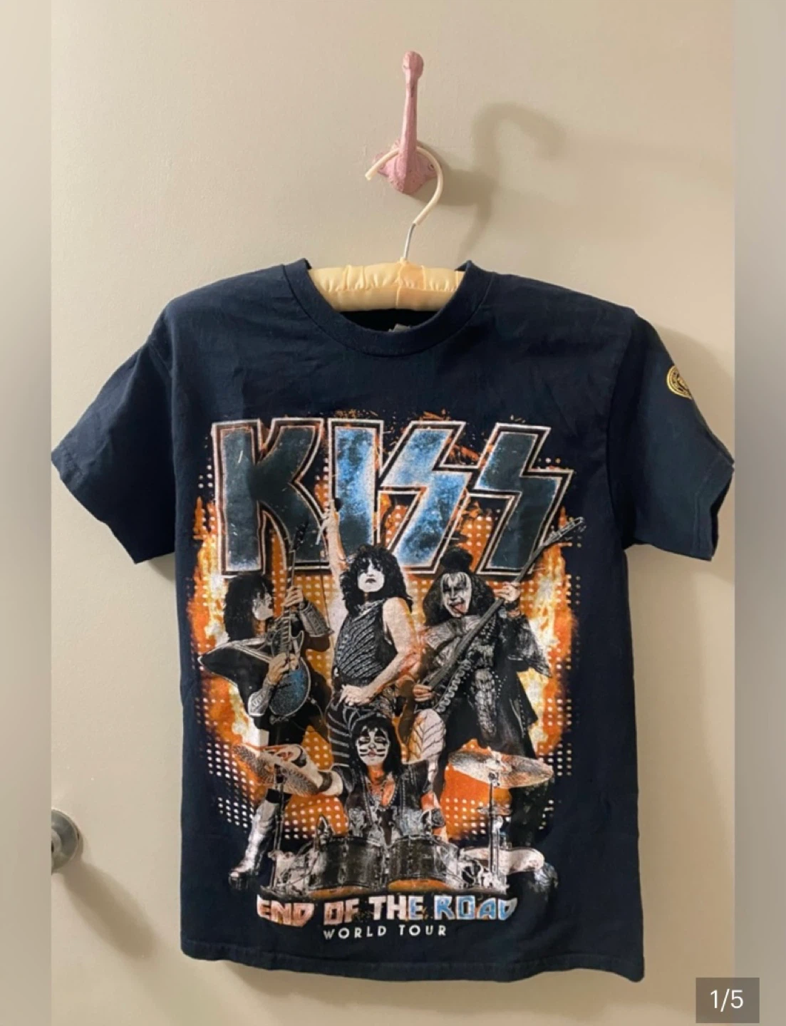KISS End of the Road World Tour T-Shirt - Size Small