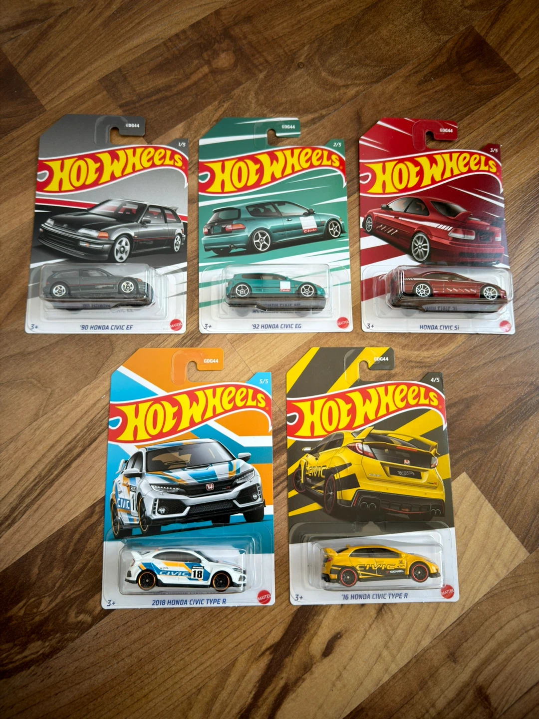 Hot Wheels Honda Civic Set