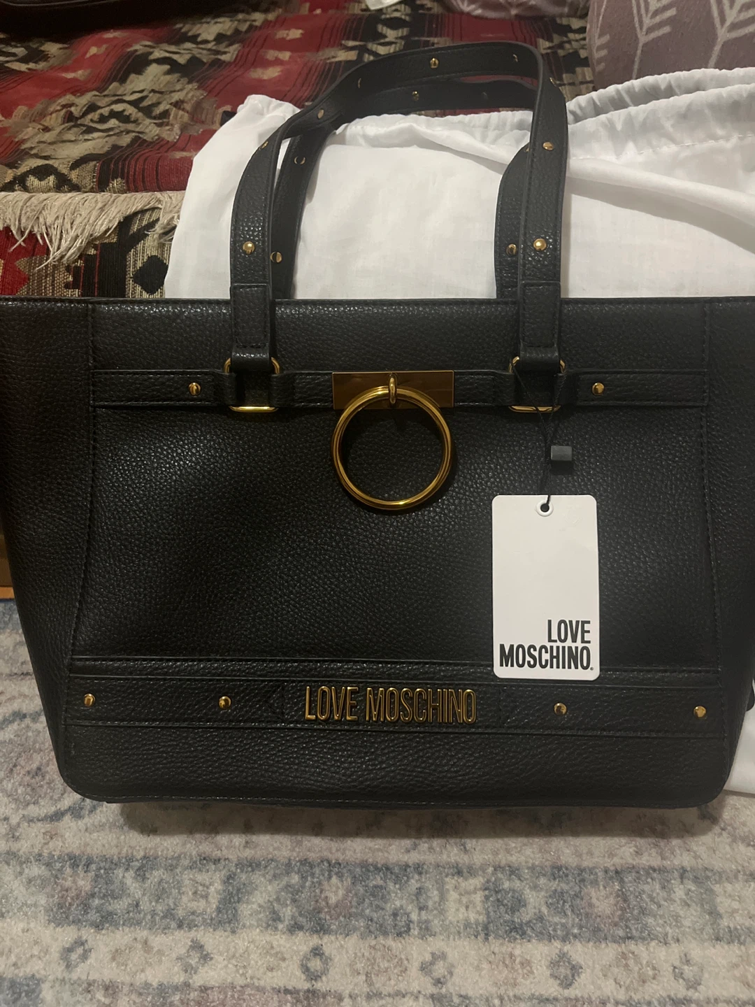 Love Moschino Black Tote Bag
