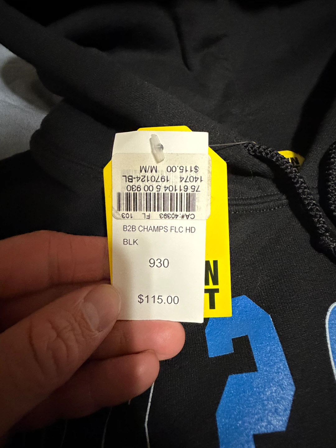 Chinatown Market Back 2 Back Champions Hoodie Black M - photo 3