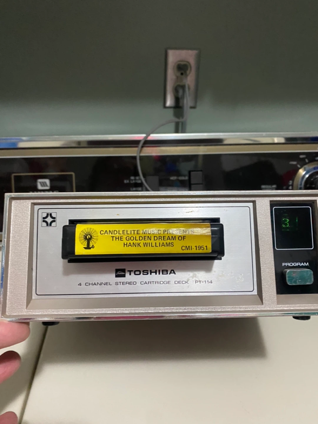 Toshiba 4 Channel Stereo Cartridge Deck PT-114 - photo 3