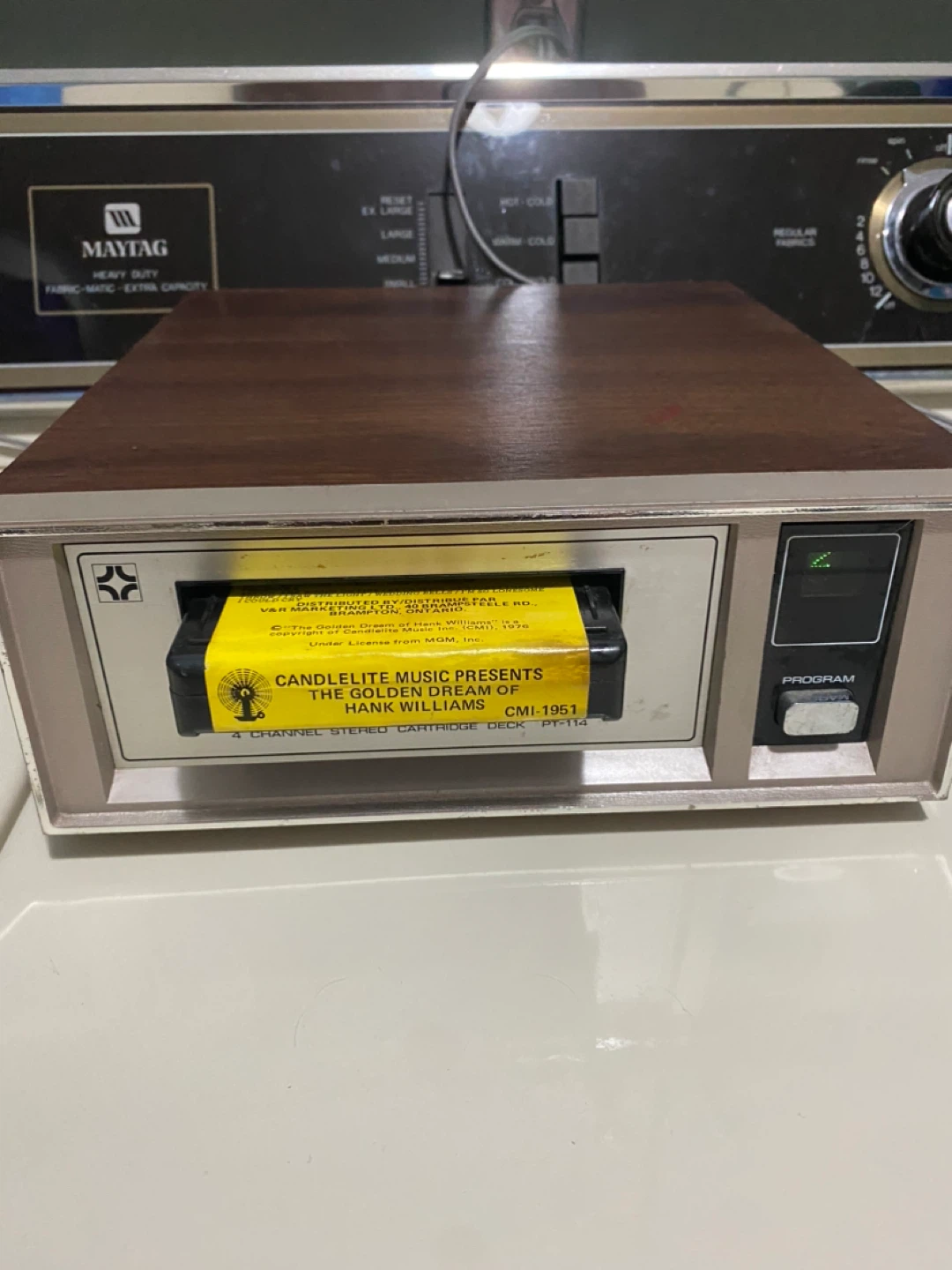 Toshiba 4 Channel Stereo Cartridge Deck PT-114 - photo 5