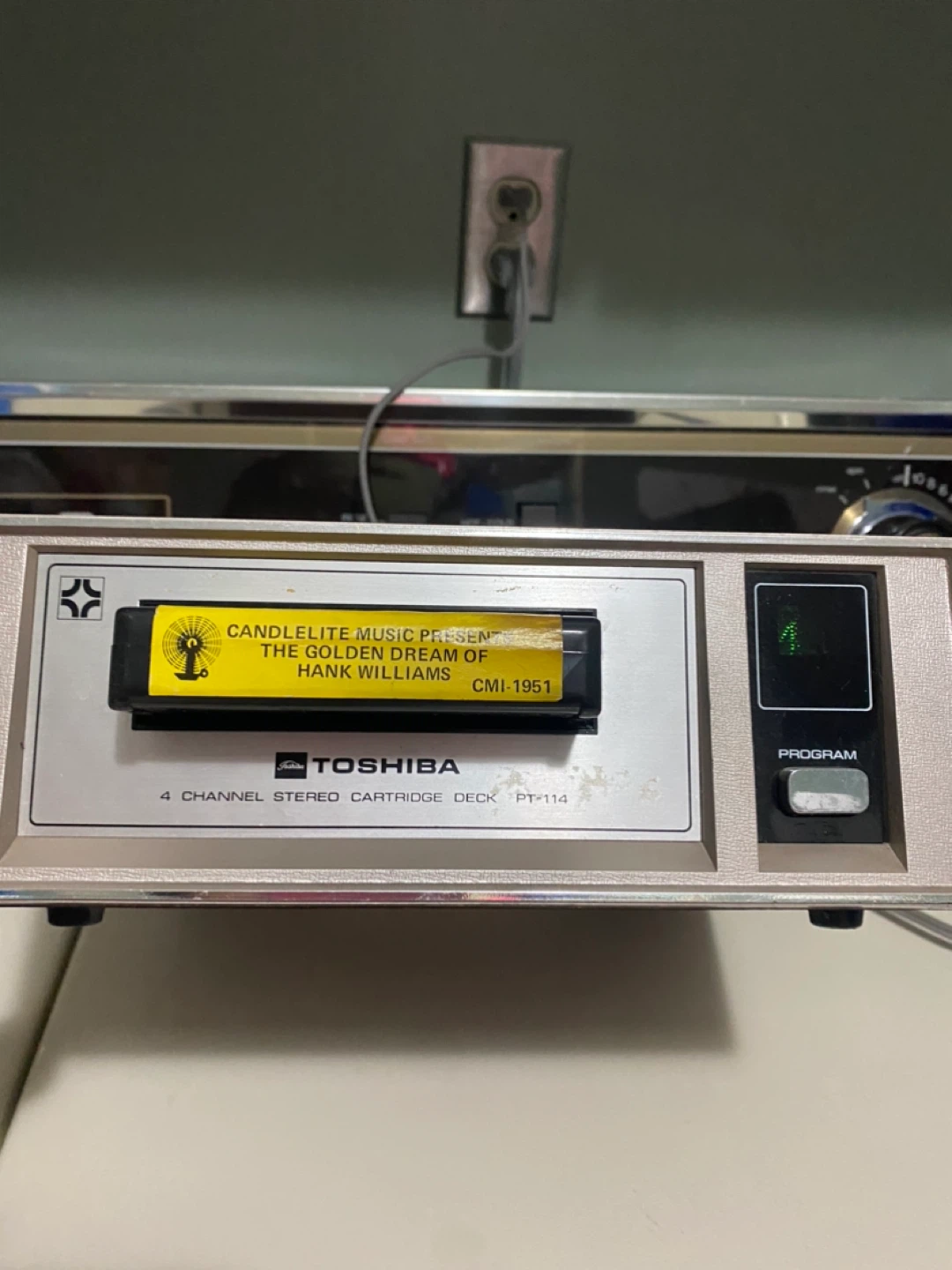 Toshiba 4 Channel Stereo Cartridge Deck PT-114