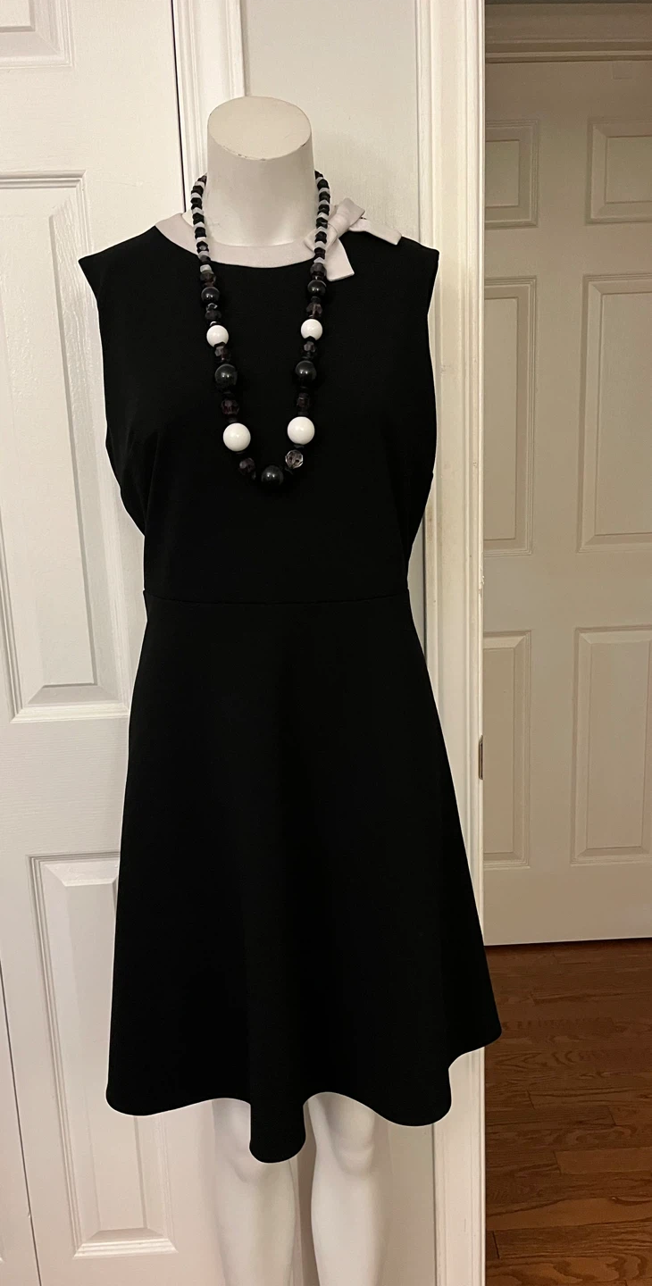 SCAPA LAURENPERRY Black Fit & Flare Dress - photo 2