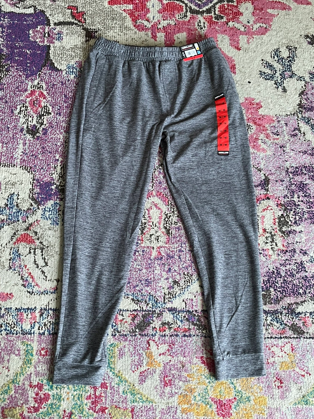 Kirkland Signature Men's Jogger Pants Medium Grey Heather
