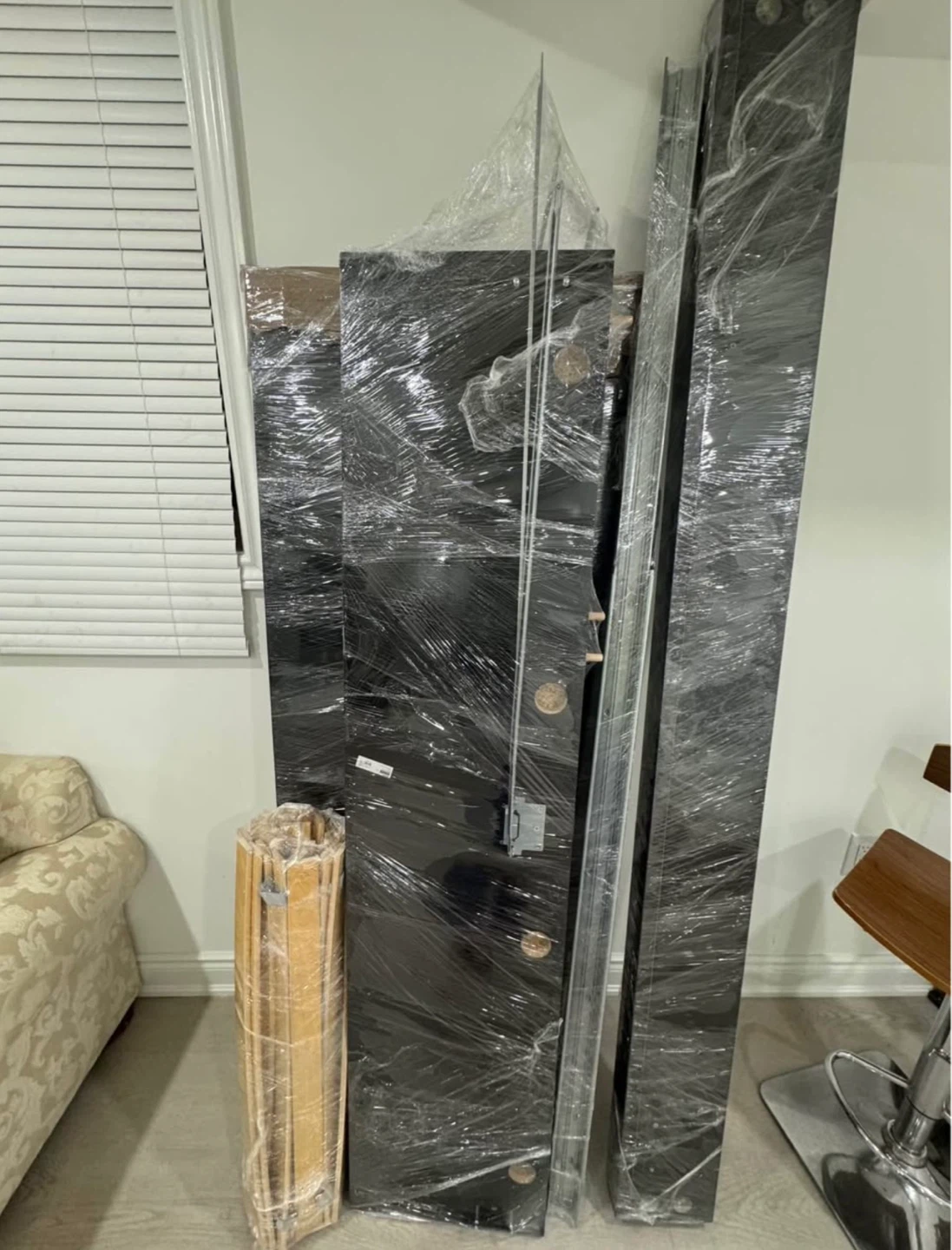 IKEA MALM Queen Bed Frame - Dark Brown Veneer