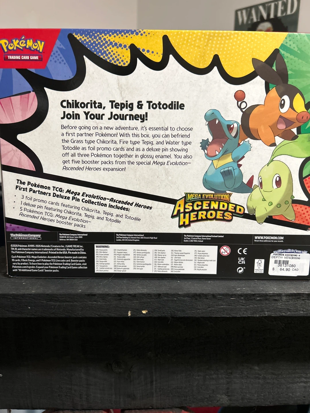 Pokémon Ascended Heroes First Partners Deluxe Pin Collection - photo 2
