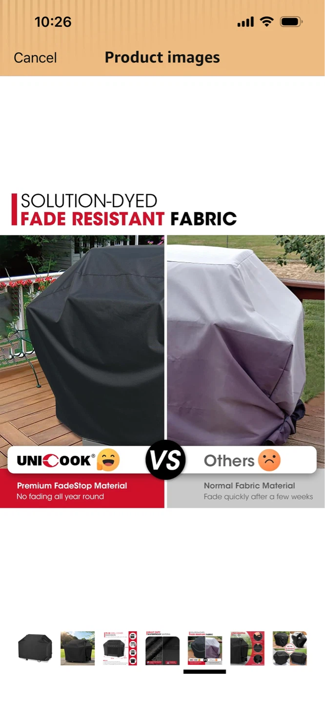 New-Unicook Xl Size Heavy Duty Waterproof Grill Cover! - photo 5