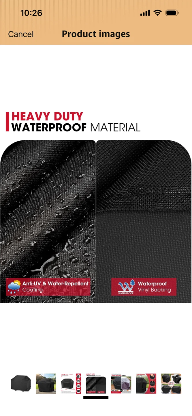 New-Unicook Xl Size Heavy Duty Waterproof Grill Cover! - photo 4