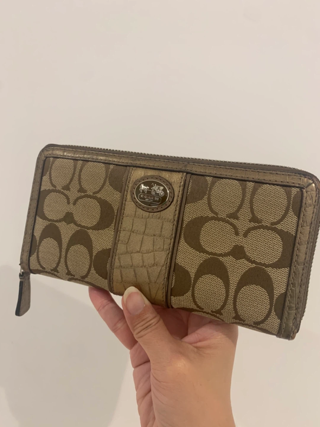 🤎🐻 Cute Coach Zipper Wallet Price Firm 🐻🤎