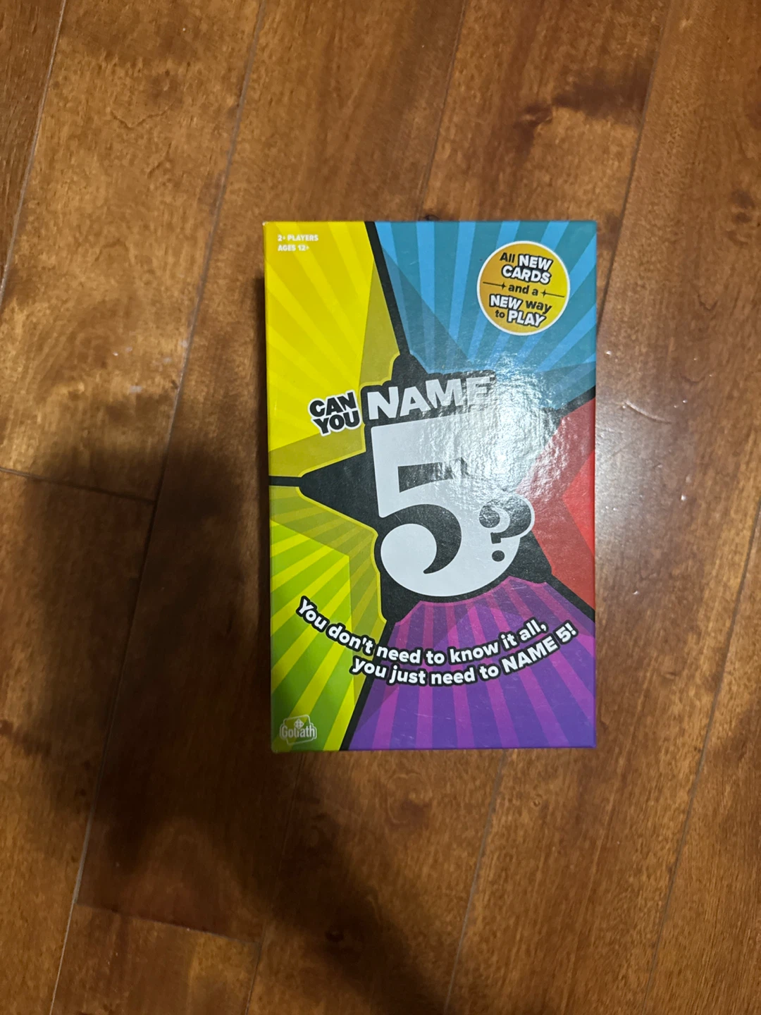 Can You Name 5? Board Game