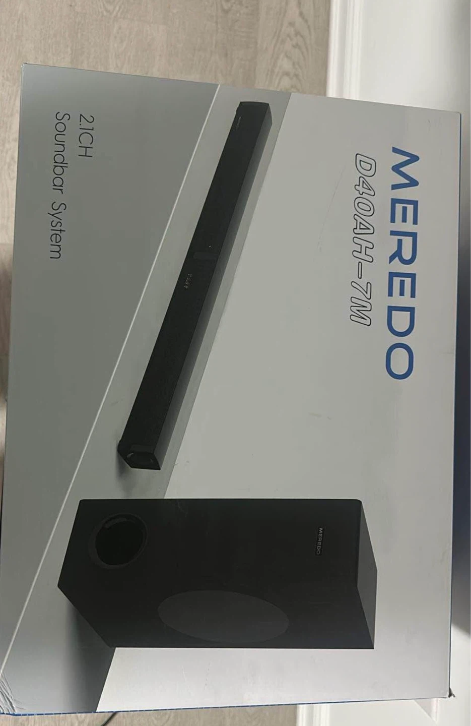 MEREDO D40AH-7M 2.1CH Soundbar System with Subwoofer