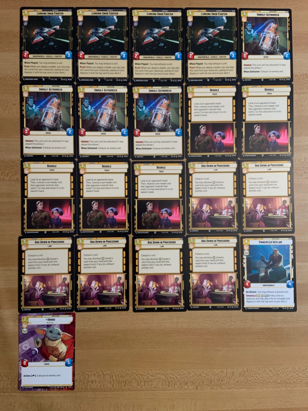 Star Wars Unlimited Bulk Card Lot 41 Cards NM Bundle