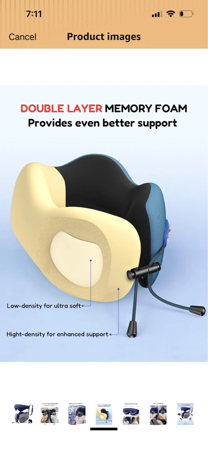 Brand New-Airneckfree  Travel Neck Pillow! - photo 2