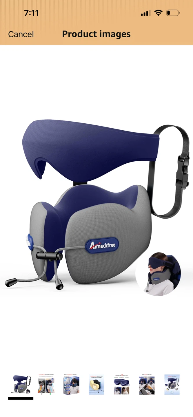 Brand New-Airneckfree  Travel Neck Pillow!