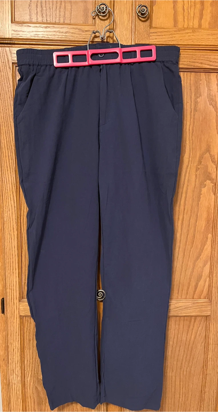 LVCBL Classic Fashion Women's Navy Linen Cotton Pants Size XL - photo 2