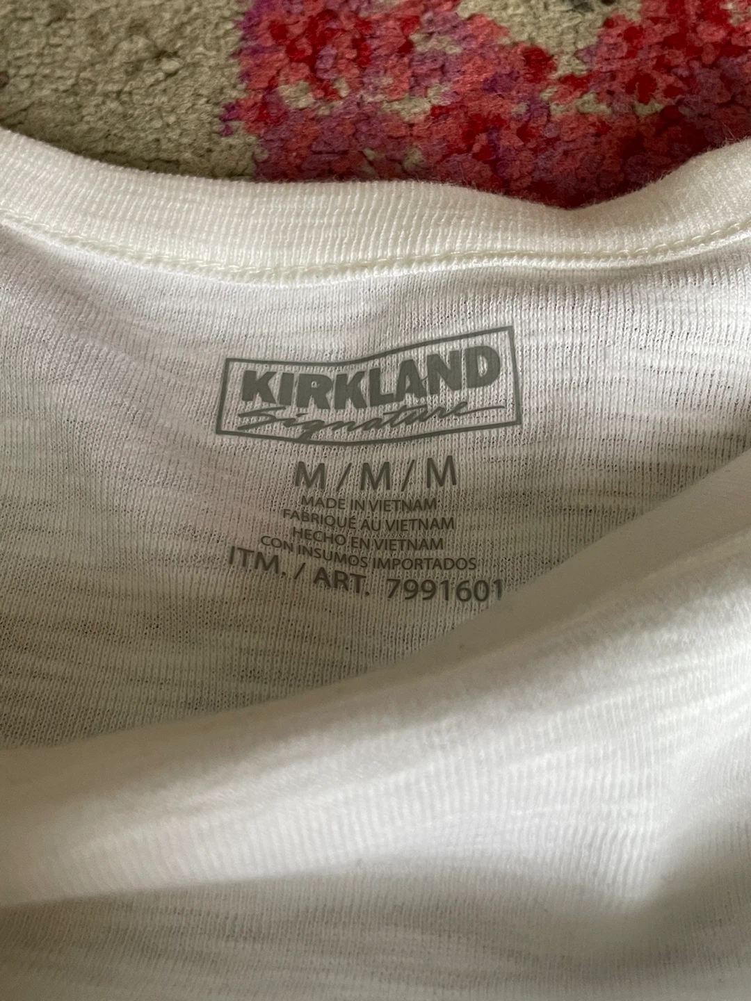 Kirkland Signature Long Sleeve Shirt - White - Size M - photo 2