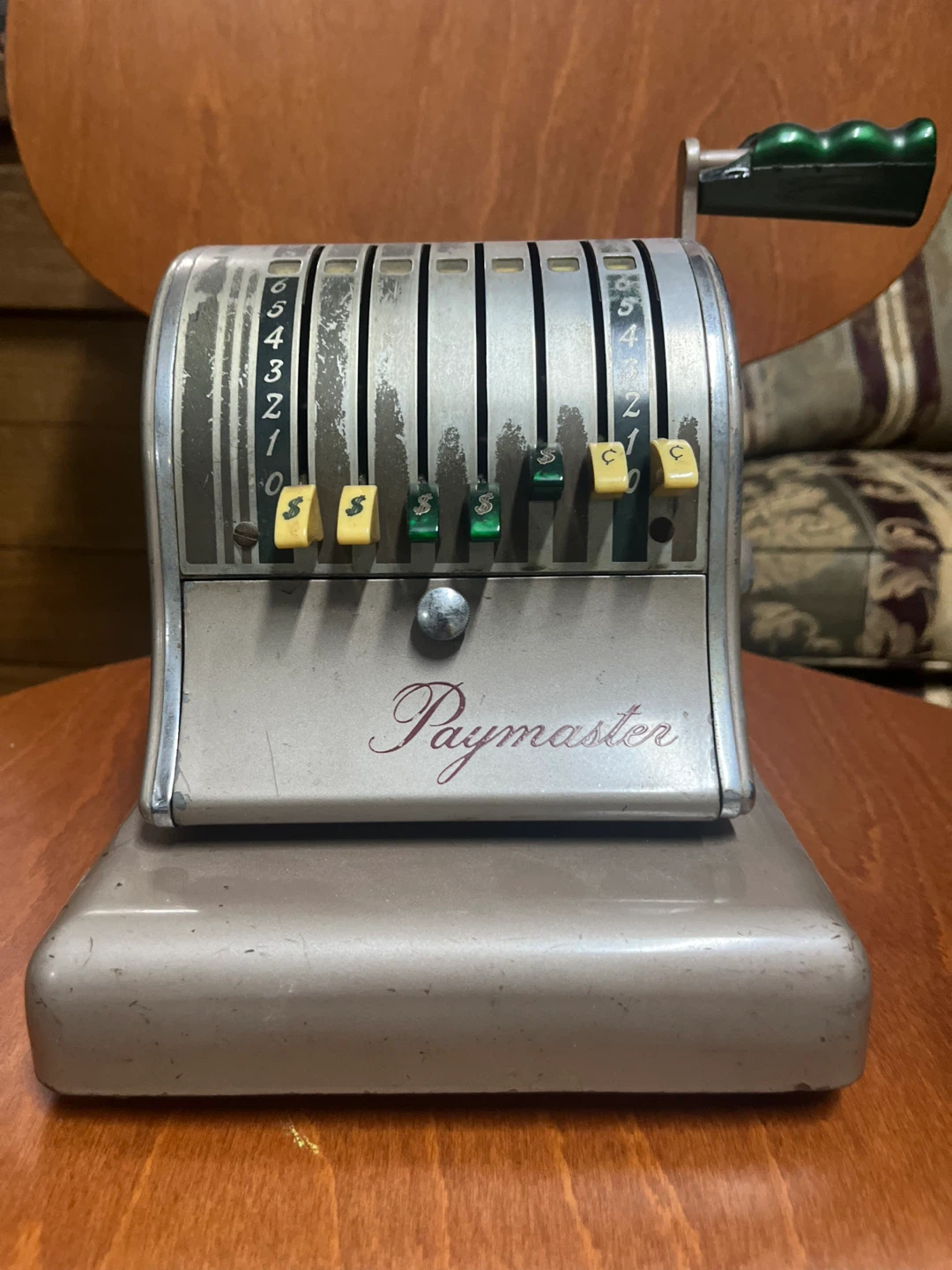 Vintage Paymaster Mechanical Adding Machine
