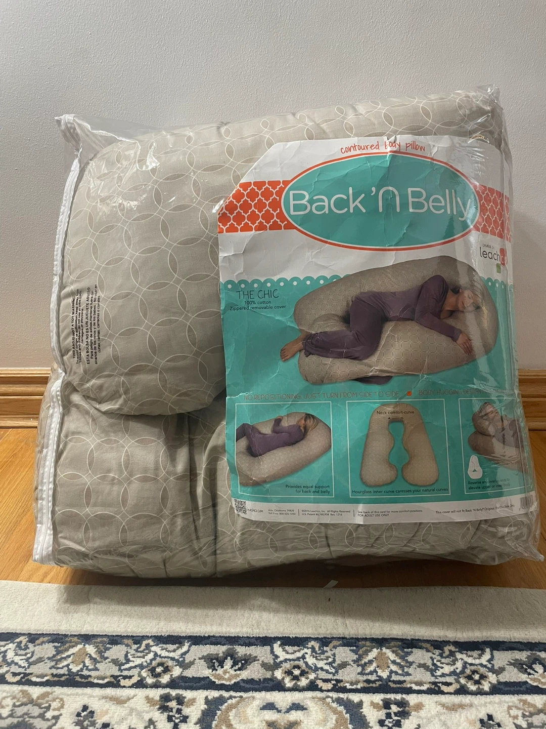 Leachco Back 'n Belly Contoured Body Pillow