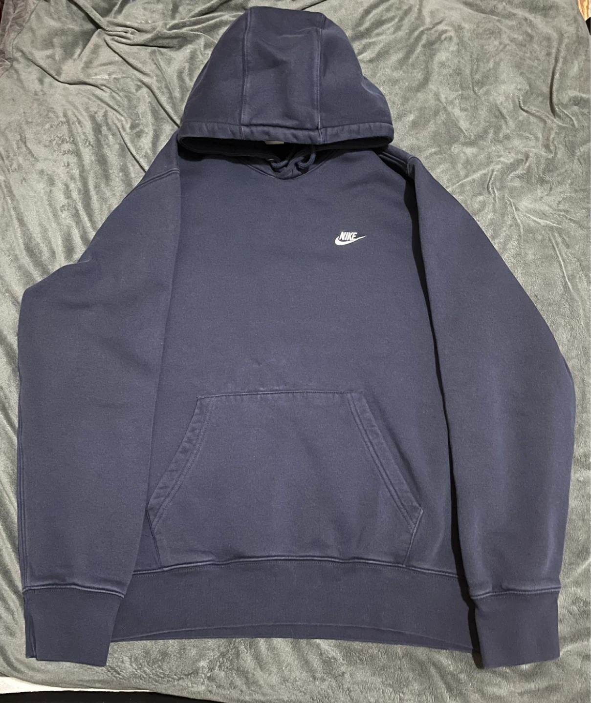 Nike Navy Blue Sweatpants and Hoodie Set