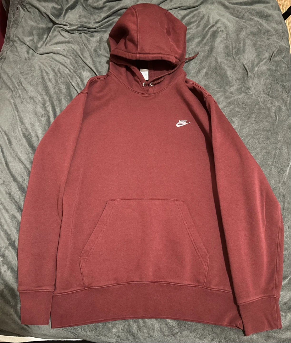 Nike Burgundy Sweatpants and Hoodie Set