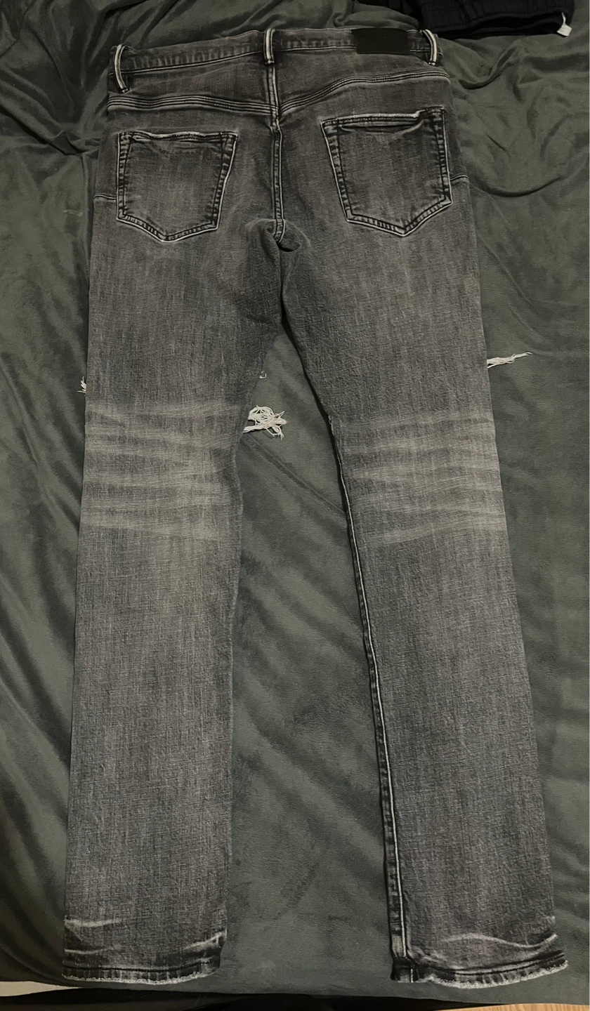 Purple Brand Distressed Grey Jeans - photo 2