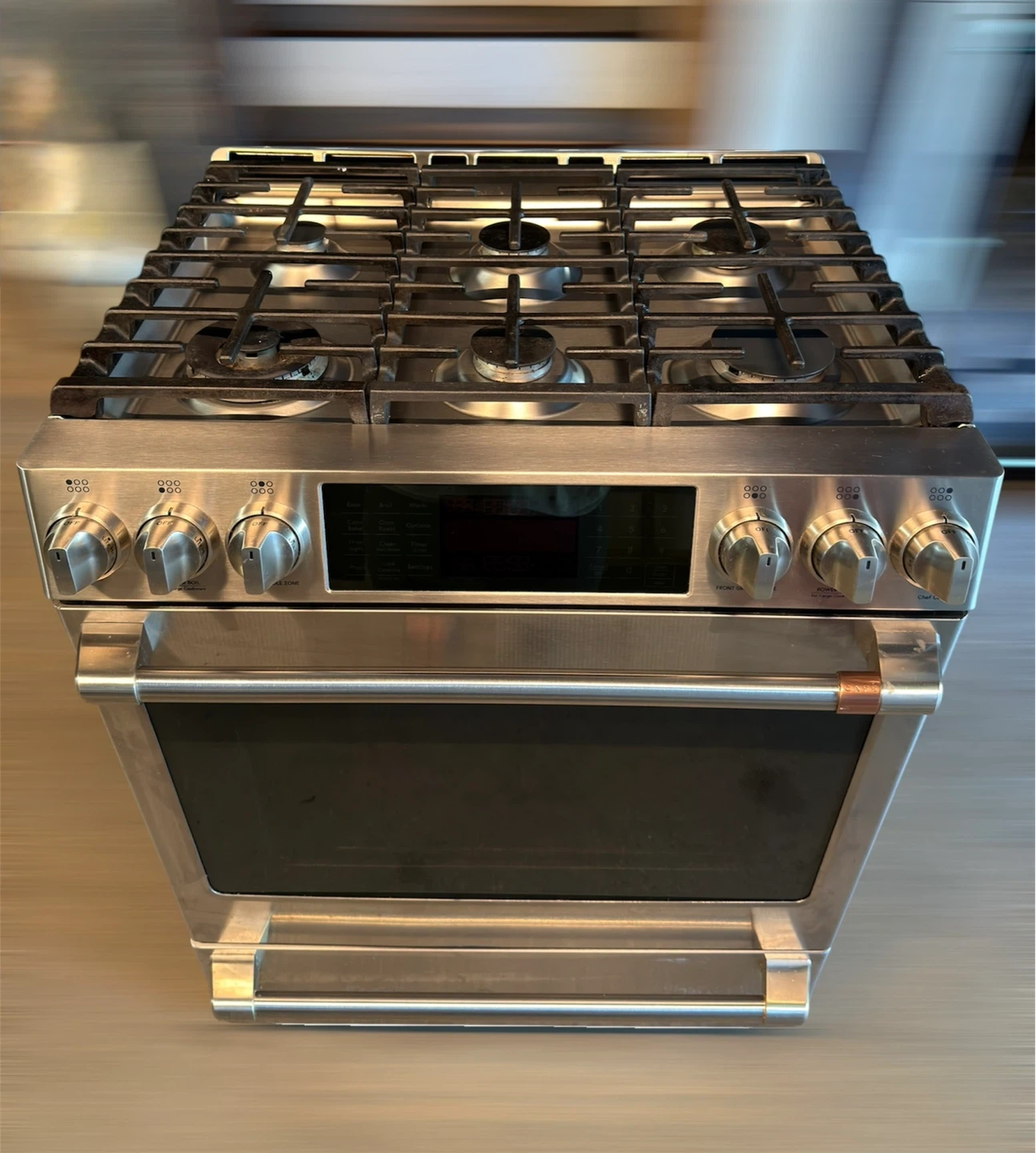Stainless Steel Gas Range with Oven