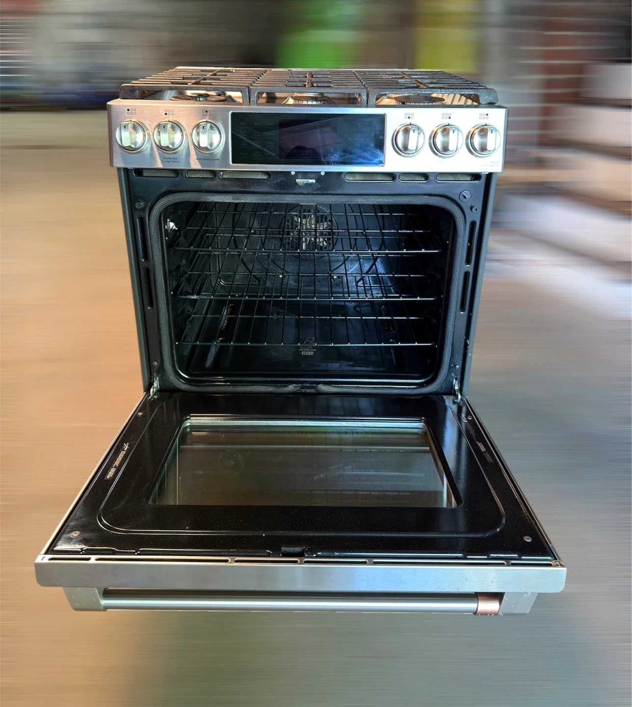 Stainless Steel Gas Range with Oven - photo 2