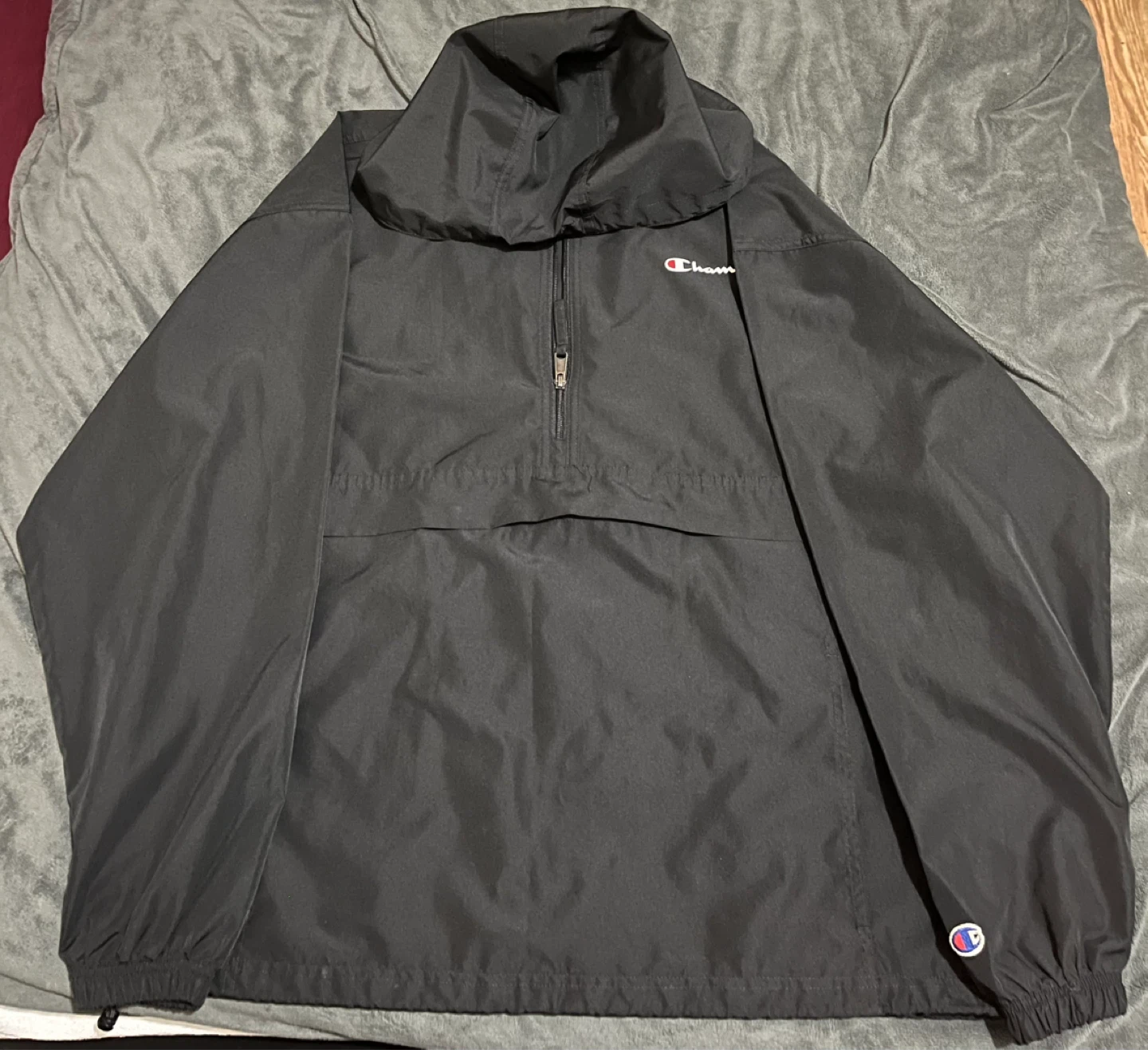 Champion Black Anorak Jacket