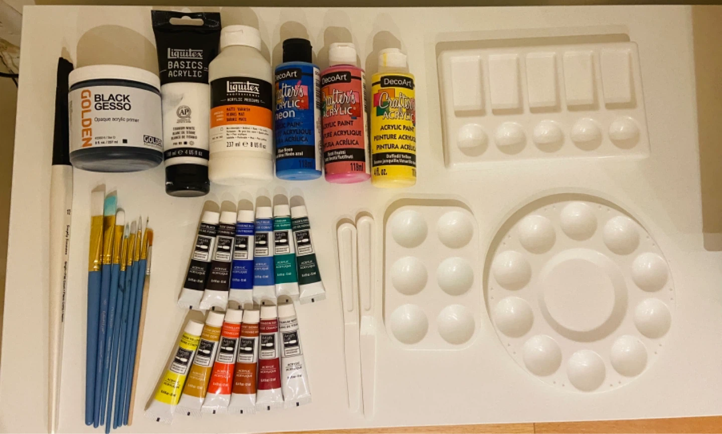 Art Supplies + Canvases
