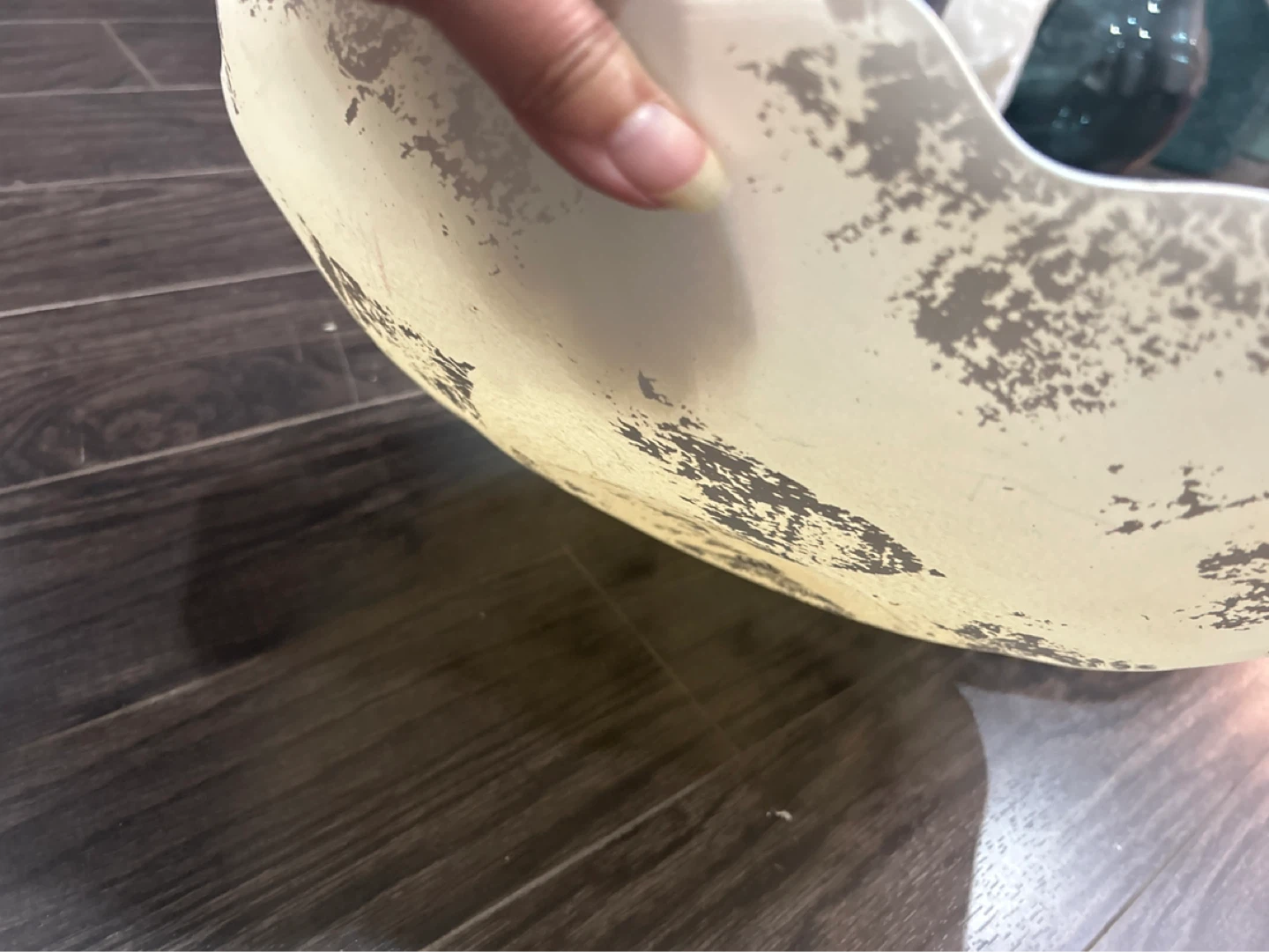 Decorative Glass Bowl with Gold Flecks - photo 3