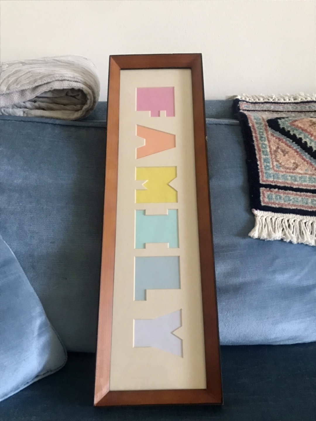 Beautiful FAMILY Wooden Frame - 2 Hanging Options - photo 4