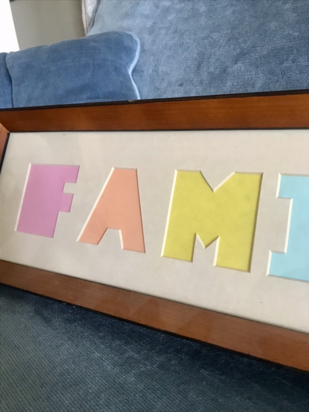 Beautiful FAMILY Wooden Frame - 2 Hanging Options - photo 2