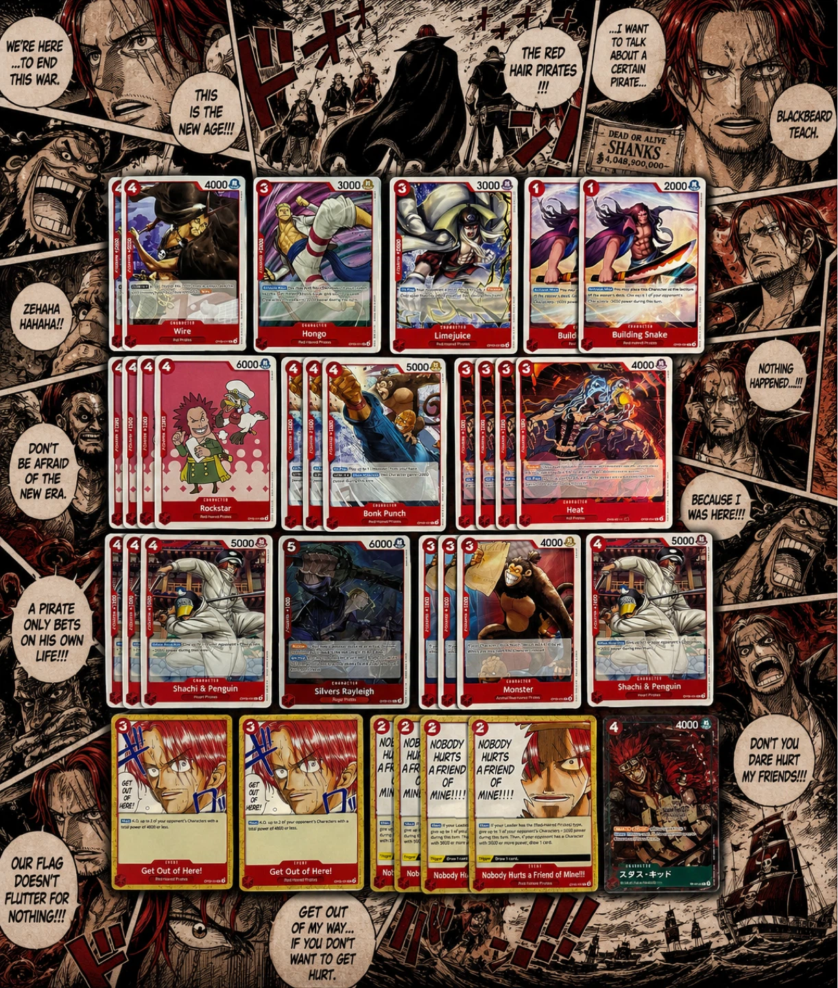One Piece Card Game - Shanks deck bundle - photo 3