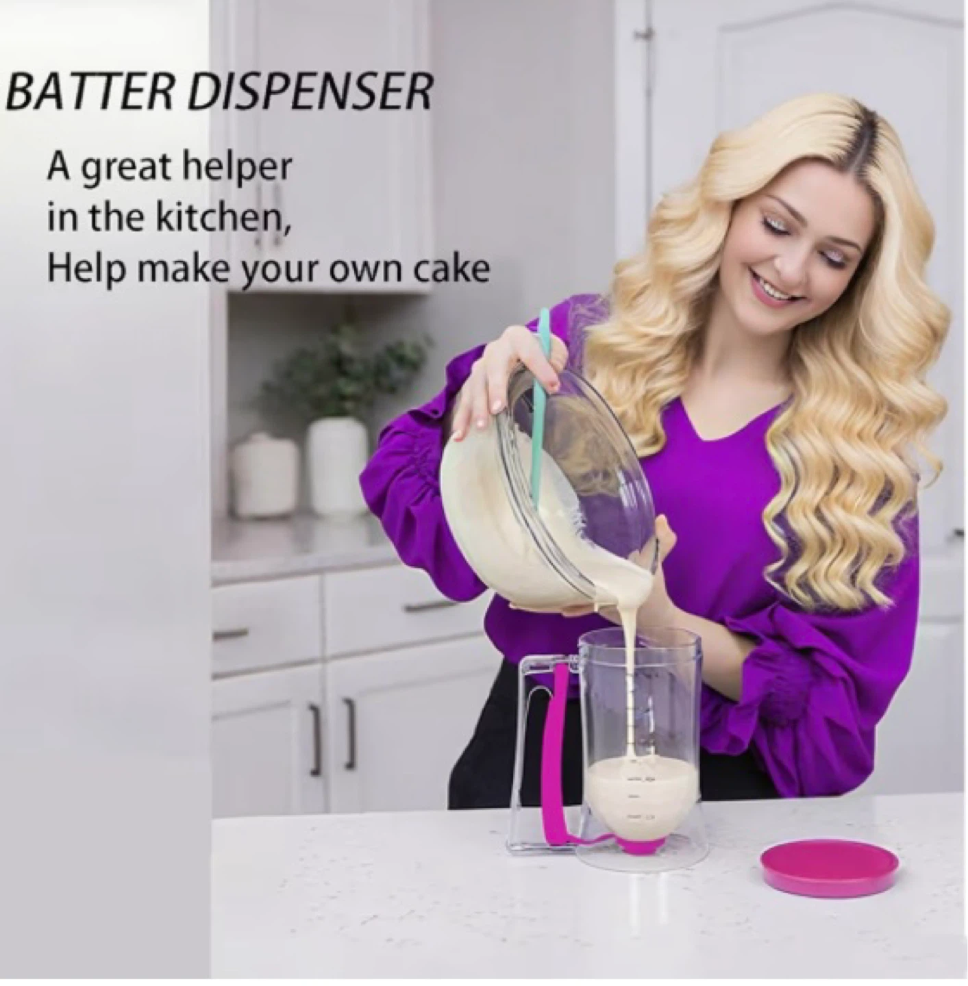 900ml Batter Dispenser with Handle - photo 2