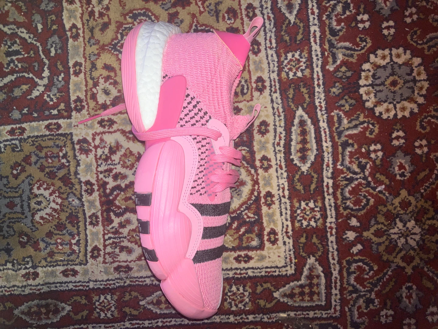 Adidas Trae Young 1 Pink Basketball Shoes - photo 2